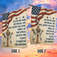 July 4th God USA Garden Flag & House Flag, As For Me And My House Outdoor Decor, Independence Day Yard Flag Gift For Christian