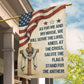 July 4th God USA Garden Flag & House Flag, As For Me And My House Outdoor Decor, Independence Day Yard Flag Gift For Christian