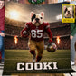 Personalized Football Dog Fleece Blanket, The Real MVP Wears Fur Woven Blanket, Sherpa Blanket Gift For Dog Lover, Football Lover