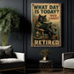 Funny Cat Canvas Painting, What Day Is Today Wall Art Decor, Poster Gift For Cat Lovers