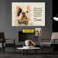 Personalized Dog Loss & Memories Canvas Painting, If Love Alone Could Have Kept You Here Wall Art Decor, Poster Gift For Dog Lovers