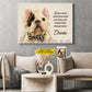 Personalized Dog Loss & Memories Canvas Painting, If Love Alone Could Have Kept You Here Wall Art Decor, Poster Gift For Dog Lovers
