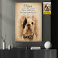 Personalized Dog Loss Keepsake & Memories Canvas Painting, Forever Wouldn't Have Been Long Enough With You Wall Art Decor, Poster Gift For Dog Lover
