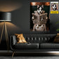 Funny Personalized Toilet Dog Canvas Painting, The Daily Dog Wall Art Decor, Restroom Poster Gift For Dog Lover