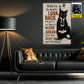 Personalized Cat Canvas Painting, When It's Too Hard To Look Back Wall Art Decor, Poster Gift For Cat Lovers