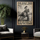 Barrel Racing Canvas Painting, The Only Time You Should Ever Look Back Wall Art Decor, Poster Gift For Barrel Racing Lover
