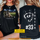 Funny Personalized Soccer & Raccoon Two-sided T-shirt, I Live Here Now Sport Tees Gift For Soccer Lover