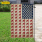 July 4th Poodle Dog USA Garden Flag & House Flag, Freedom Paws And Poodle Love Outdoor Decor, Independence Day Yard Flag Gift For Poodle Lover