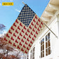 July 4th Corgi Dog USA Garden Flag & House Flag, Short Legs Big American Spirit Outdoor Decor, Independence Day Yard Flag Gift For Corgi Lover