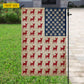 July 4th Chihuahua Dog USA Garden Flag & House Flag, Tiny Paws Big American Spirit Outdoor Decor, Independence Day Yard Flag Gift For Chihuahua Lover