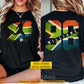 Personalized South Africa Soccer Team Two-sided T-shirt, Play For South Africa Sport Tees Gift For South Africa Soccer Team Lover