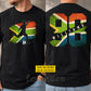 Personalized South Africa Soccer Team Two-sided T-shirt, Play For South Africa Sport Tees Gift For South Africa Soccer Team Lover