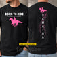 Personalized Horse Riding First Day Of School Two-sided T-shirt, Born To Ride Back To School Tees, Student Gift For Horse Riding Lover