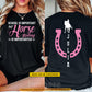 Funny Personalized Horse Riding Girl Two-sided T-shirt, School Is Important Tees Back To School Gift For Horse Girl