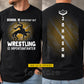 Funny Personalized Wrestling First Day Of School Two-sided T-shirt, School Is Important Back To School Sport Tees, Student Gift For Wrestling Lover