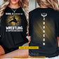 Funny Personalized Wrestling First Day Of School Two-sided T-shirt, School Is Important Back To School Sport Tees, Student Gift For Wrestling Lover