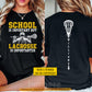 Personalized Lacrosse Back To School Two-sided T-shirt, School Is Important Tees School Gift For Lacrosse Lover
