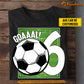 Personalized Birthday Soccer T-shirt, Goaaaal, Gift For Kids Soccer Lovers, Soccer Players