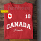 Personalized Canada Soccer Team T-shirt, Toronto Canada Soccer Fan Tees Sport Gift For Canada Soccer Team Lover