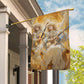 Divine Duet Of The Yuletide, Angel Xmas Garden Flag & House Flag, Christmas Flag Gift For Angel Lovers