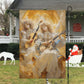 Divine Duet Of The Yuletide, Angel Xmas Garden Flag & House Flag, Christmas Flag Gift For Angel Lovers