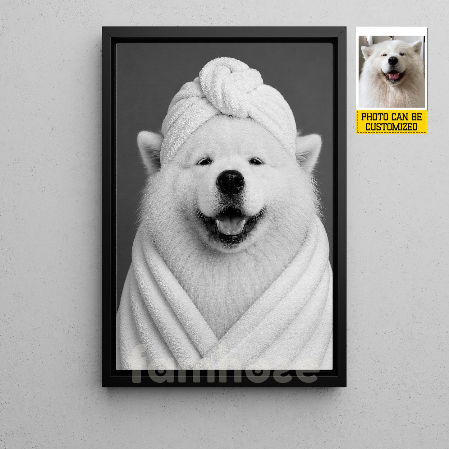 Personalized Dog Toilet Canvas Painting, Too Clean To Handle Life Bathroom Wall Art Decor, Restroom Poster Gift For Dog Lover