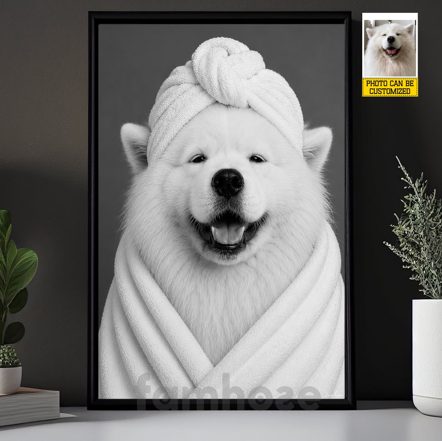 Personalized Dog Toilet Canvas Painting, Too Clean To Handle Life Bathroom Wall Art Decor, Restroom Poster Gift For Dog Lover