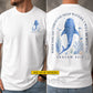 Personalized Christian Quote Whale Shark Two-sided T-shirt, When You Go Through Deep Tees Gift For Christian, Whale Shark Lover