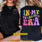 Personalized Gymnastics Girl Two-sided T-shirt, In My Gymnast Era Sport Tees Gift For Gymnastics Lover