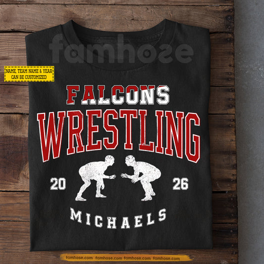 Personalized Wrestling T-shirt, Built Different Wrestling Together Sport Tees Gift For Wrestling Lover