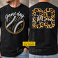 Personalized Softball Two-sided T-shirt, Game Day Sport Tees Gift For Softball Lover