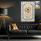 Personalized Dog Canvas Painting, Every Paw Tells A Story Wall Art Decor, Poster Gift For Dog Lover