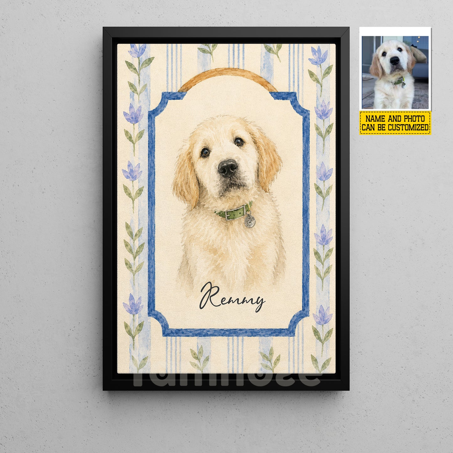 Personalized Dog Canvas Painting, Every Paw Tells A Story Wall Art Decor, Poster Gift For Dog Lover