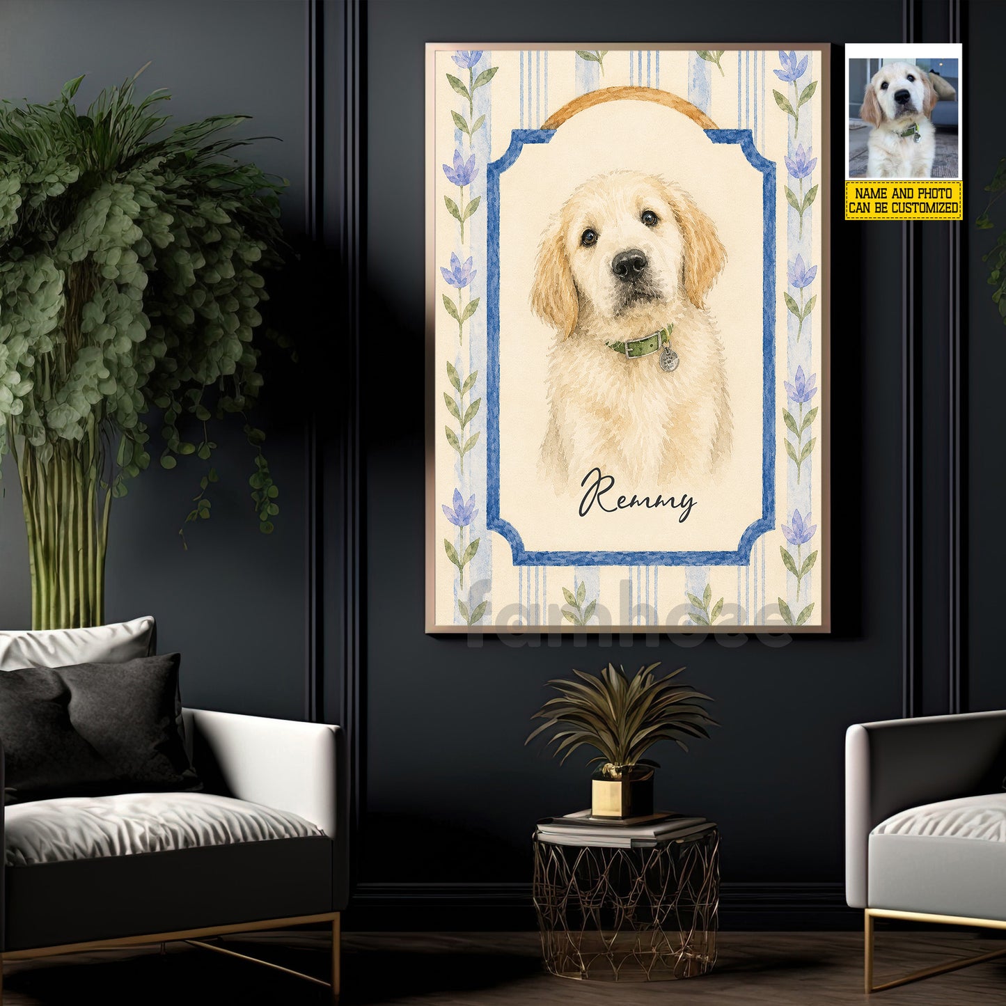 Personalized Dog Canvas Painting, Every Paw Tells A Story Wall Art Decor, Poster Gift For Dog Lover