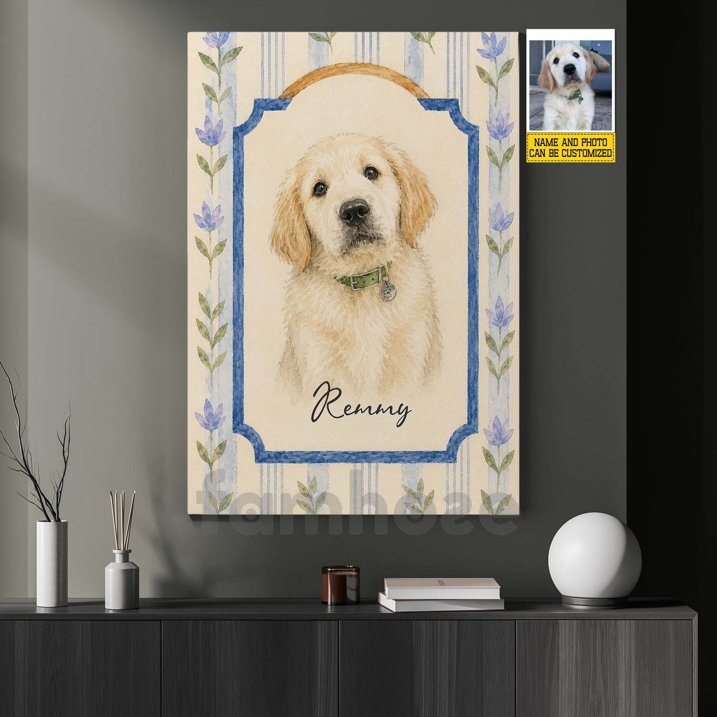 Personalized Dog Canvas Painting, Every Paw Tells A Story Wall Art Decor, Poster Gift For Dog Lover