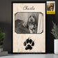 Personalized Dog Canvas Painting, Forever In Our Hearts Wall Art Decor, Poster Gift For Dog Lover