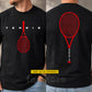 Personalized Tennis Two-sided T-shirt, Built For The Baseline Sport Tees Gift For Tennis Lover
