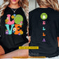 Personalized Tennis Two-sided T-shirt, Love Sport Tees Gift For Tennis Lover
