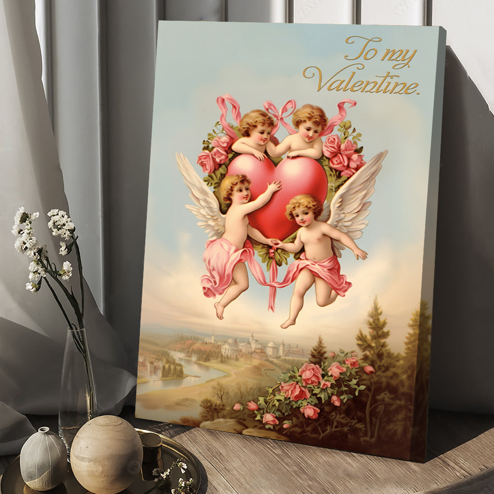 Valentine Cherub | Angel With Flower