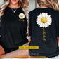 Personalized Pickleball Two-sided T-shirt, Pickleball Blooms Sport Tees Gift For Pickleball Lover
