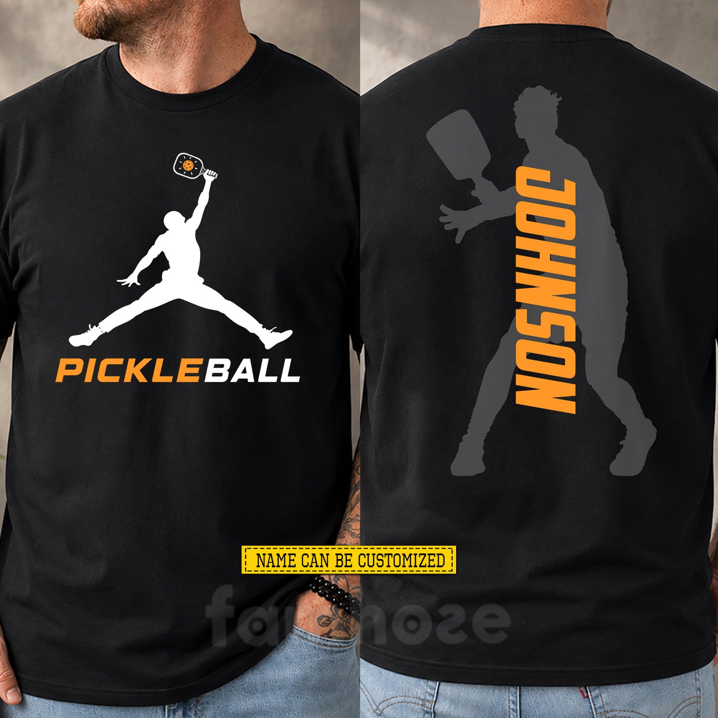 Personalized Pickleball Two-sided T-shirt, Built To Smash Sport Tees Gift For Pickleball Lover