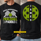 Personalized Pickleball Two-sided T-shirt, Never Underestimate An Old Man Sport Tees Gift For Pickleball Lover