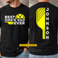 Personalized Pickleball Two-sided T-shirt, Best Dink'n Dad Ever Sport Tees Father's Day Gift For Pickleball Lover