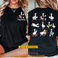 Personalized Rugby & Duck Two-sided T-shirt, Honk Hard Hit Harder Sport Tees Gift For Rugby Lover