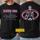 Funny Personalized Rugby Girl Two-sided T-shirt, Like A Normal Girl Sport Tees Gift For Rugby Lover