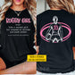 Funny Personalized Rugby Girl Two-sided T-shirt, Like A Normal Girl Sport Tees Gift For Rugby Lover
