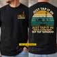 Vintage Personalized Golf Two-sided T-shirt, Just Tap It In Sport Tees Gift For Golf Lover