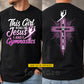 Personalized Gymnastics & God Two-sided T-shirt, This Girl Runs On Jesus And Gymnastics Sport Tees Gift For Christians, Gymnastics Lover