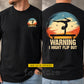 Personalized Gymnastics Two-sided T-shirt, Warning I Might Flip Out Sport Tees Gift For Gymnastics Lover