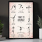 Gymnastics Girl Canvas Painting, Things To Remeber Sport Wall Art Decor, Poster Gift For Gymnastics Lover